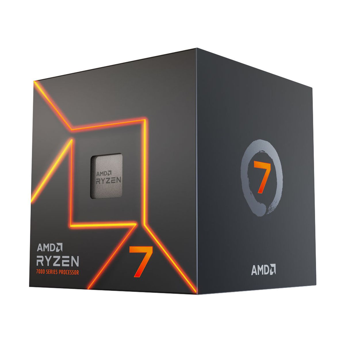 PROCESADOR AMD (100-100000592SBX) RYZEN 7 7700 S-AM5, 8CORE 3.8 GHZ, 65W, C/GRAFICOS, C/FAN