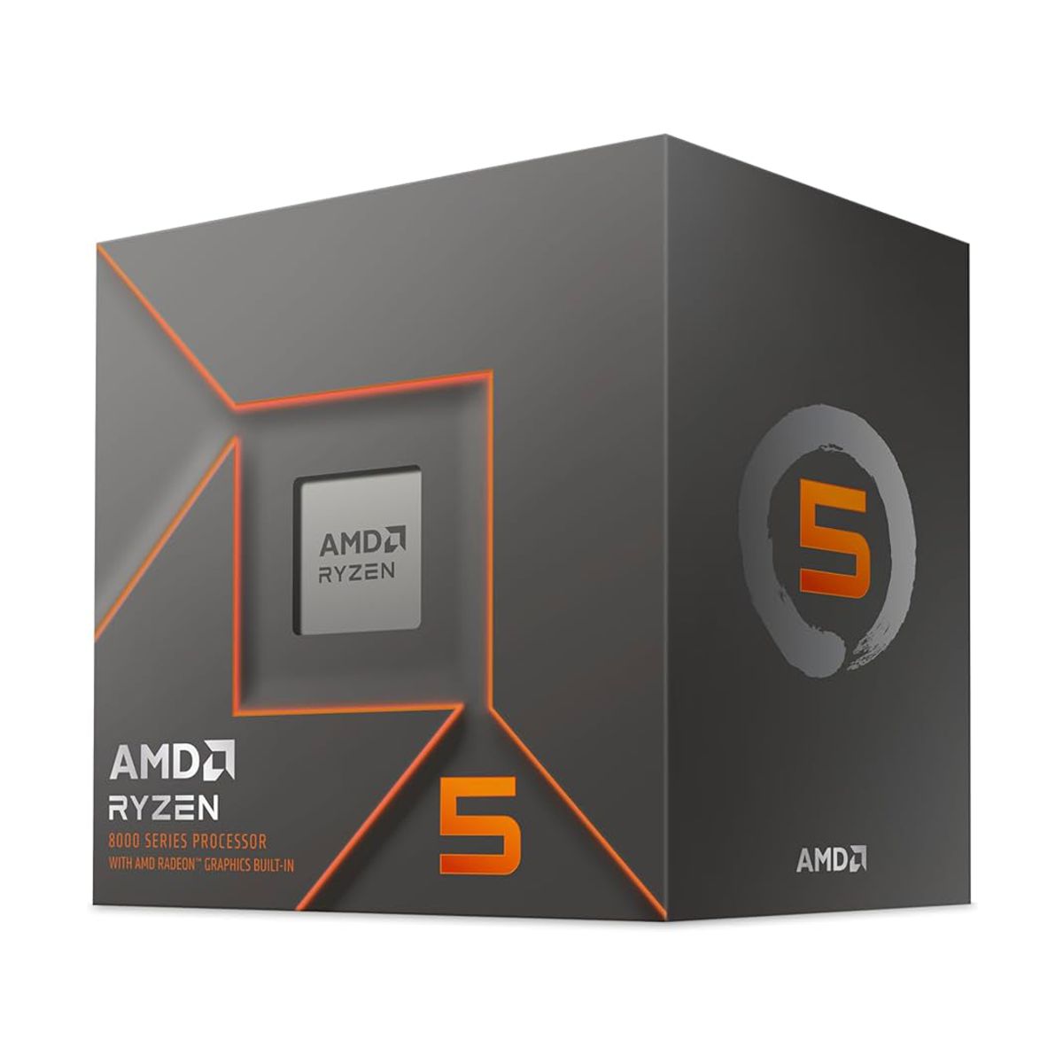 PROCESADOR AMD (100-100000931BOX) RYZEN 5 8500G S-AM5, 6 CORE, 3.5 GHZ, 65W, C/GRAFICOS, C/FAN