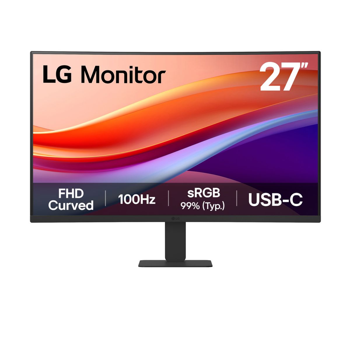 MONLGE3190 MON LG 27 (27U421A-B) FHD CUR USB-C -