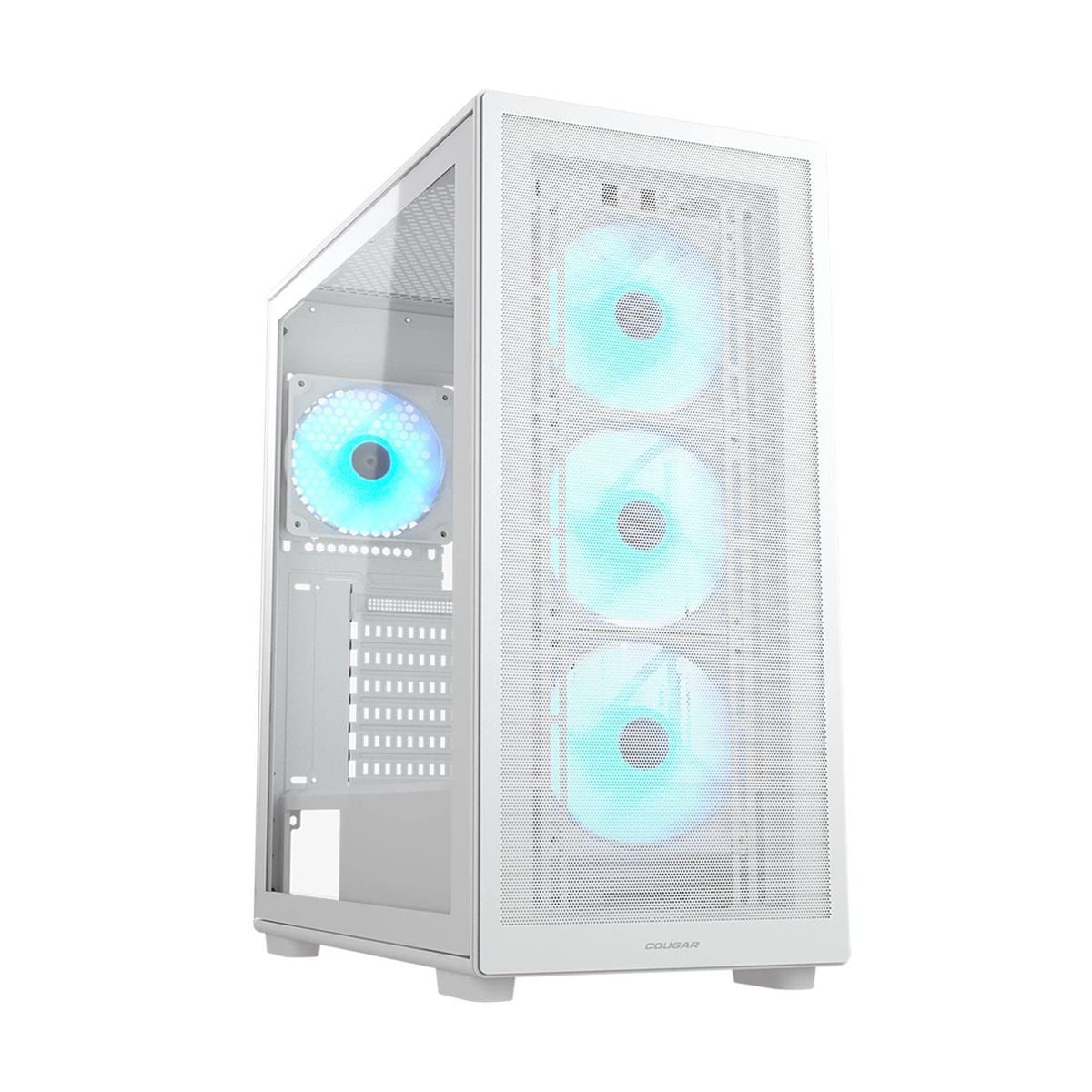 GAB COUGAR MX220 BLANCO RGB CRIST TEMP ATX