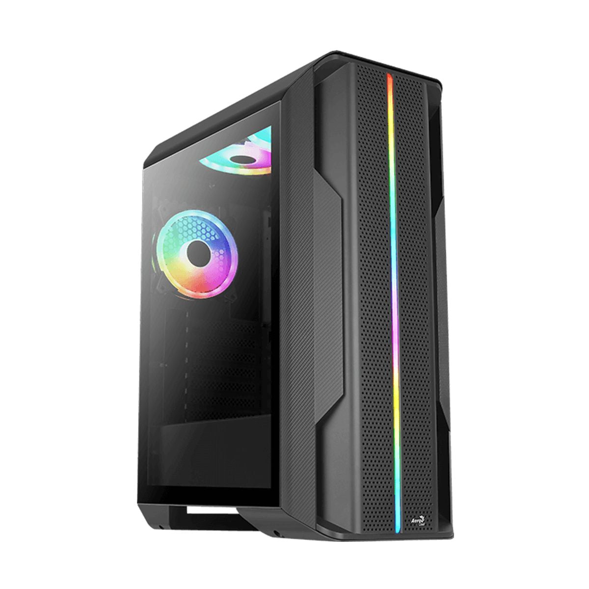 GABINETE AEROCOOL SPLINTER DUO G V1 NEGRO, ARGB, ATX