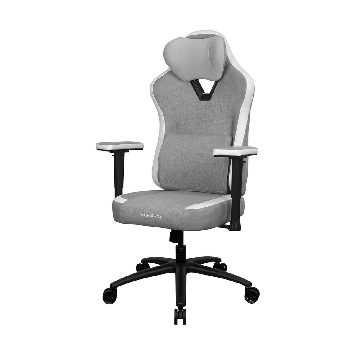 SILLA THUNDER X3 EAZE LOFT TEJIDO, ANTE, POLIPIEL 125KG GREY
