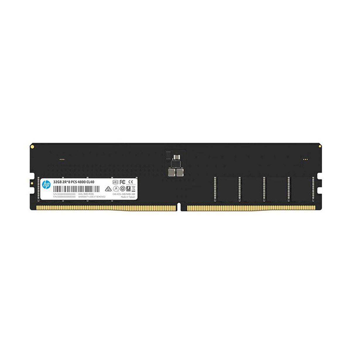MEMORIA DIMM DDR5 HP (6G0Q6AA) X2, 32GB 1X32GB 4800MHZ, BLACK, CL40