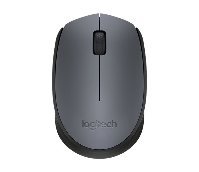 Mouse LOGITECH M170 - Gris, 3 botones, RF inalambrico, Optico
