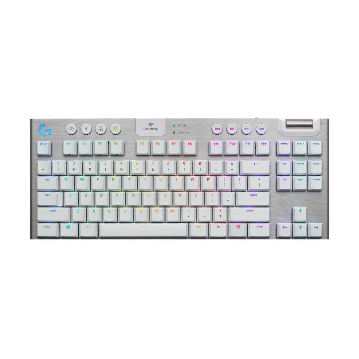 Teclado Mecanico LOGITECH 920-009660 - Inalambrico, Blanco
