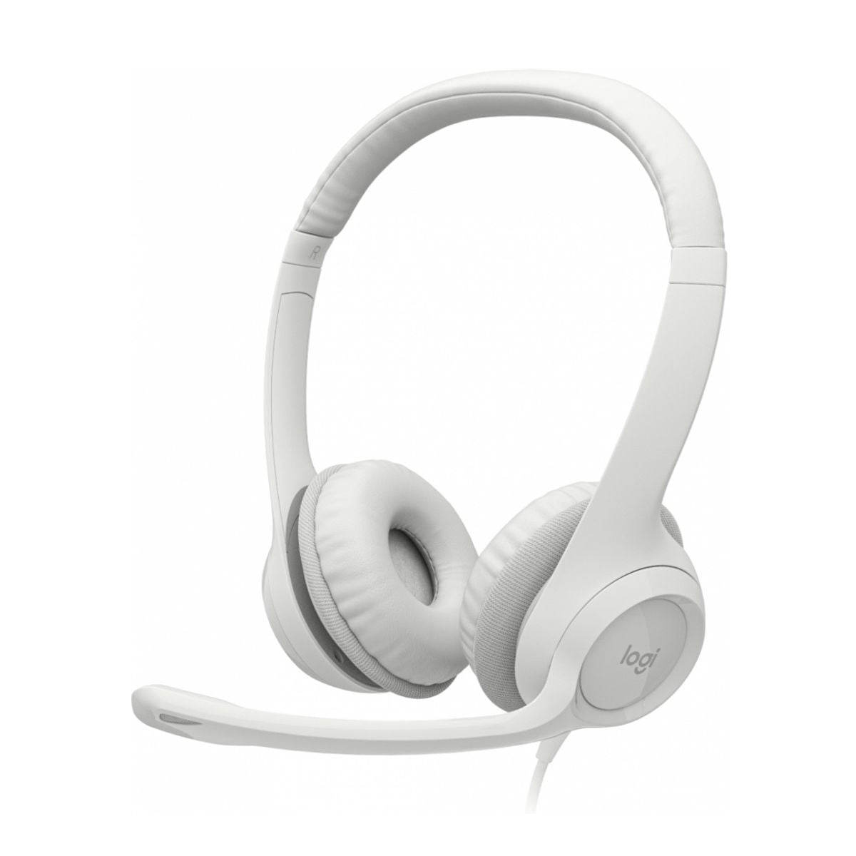 Audifonos Logitech con Microfono H390 Alambrico 1.9 Metros USB Blanco