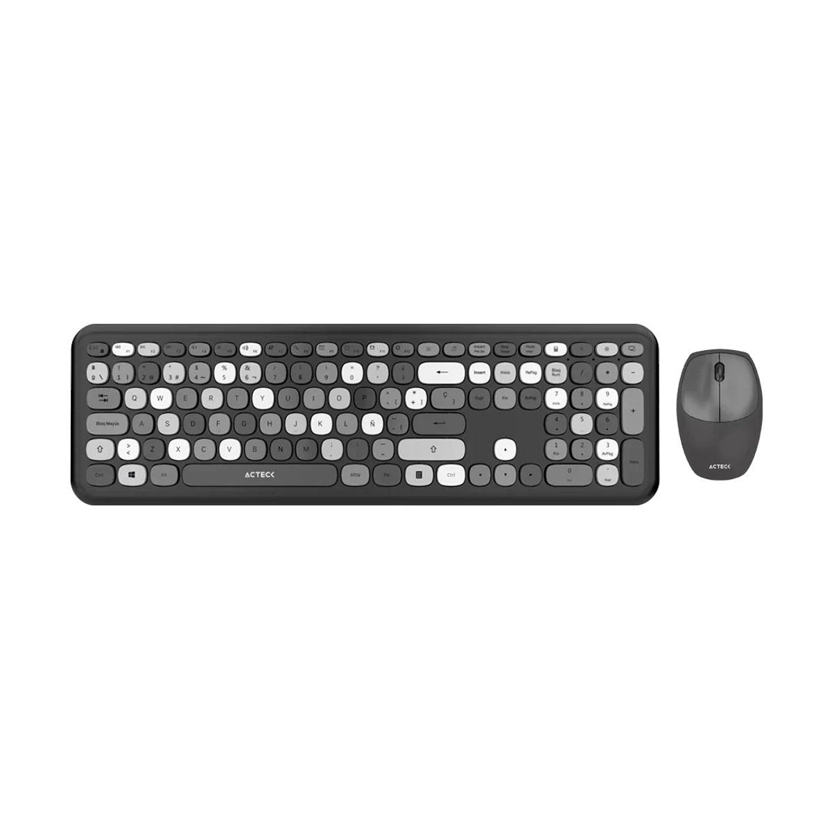Kit Teclado y mouse Inalambricos 2.4hz Creator Chic MK475 Advanced Series -
