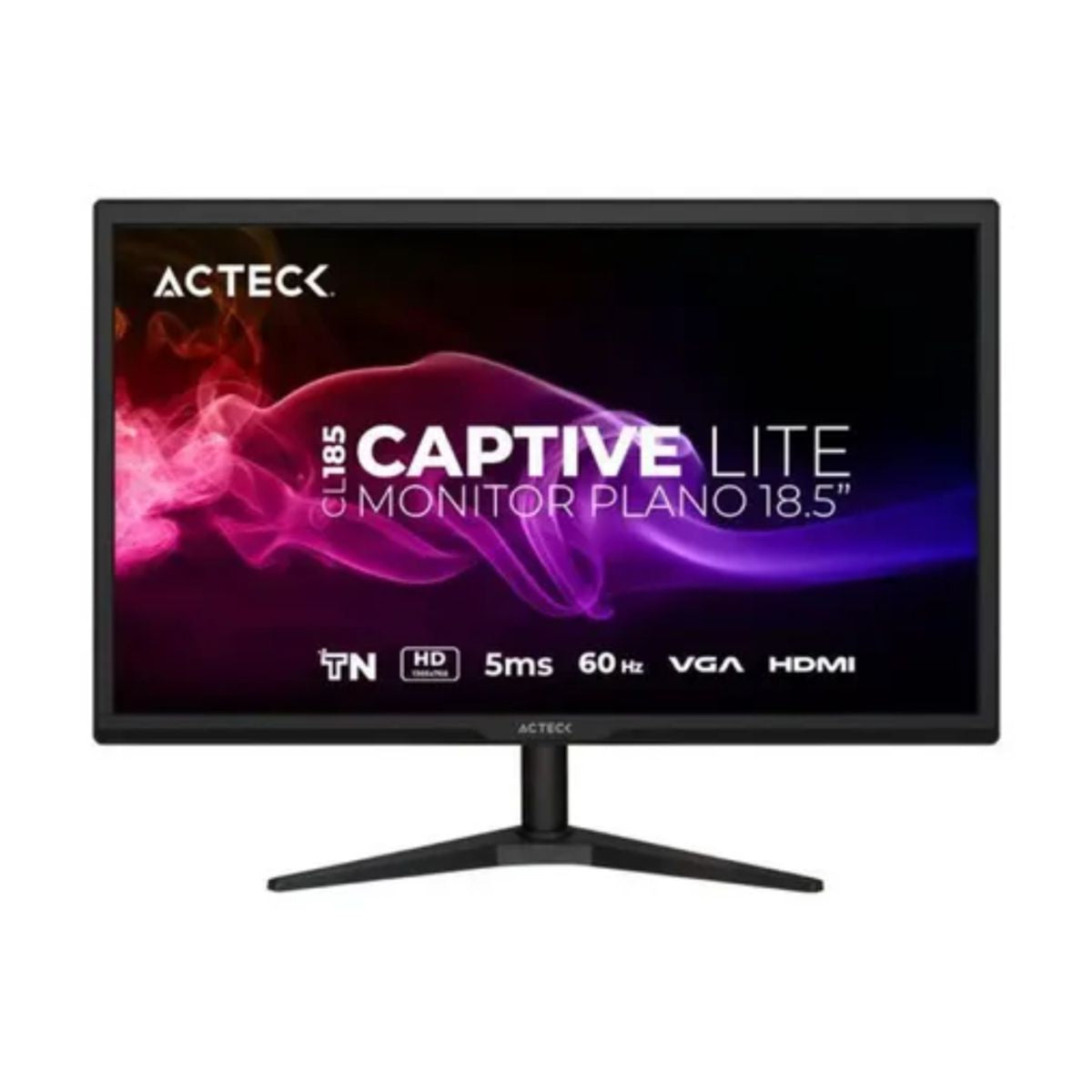 Monitor Captive Lite CL185 Acteck Panel de 18.5 Pulgadas TN - Resolucion Maxima 1366 * 768