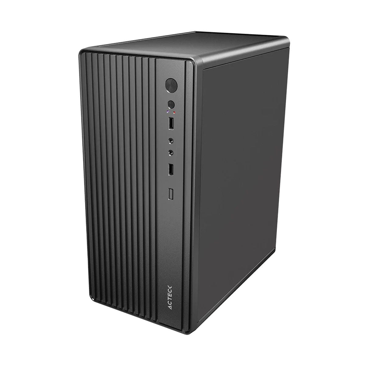 GABINETE ACTECK(AC-944588)PERFORMANCE MINI III GI210M,MAX M-ATX,F/500W,2*USB A 2.0,MET/FRENTE LISO,NEG