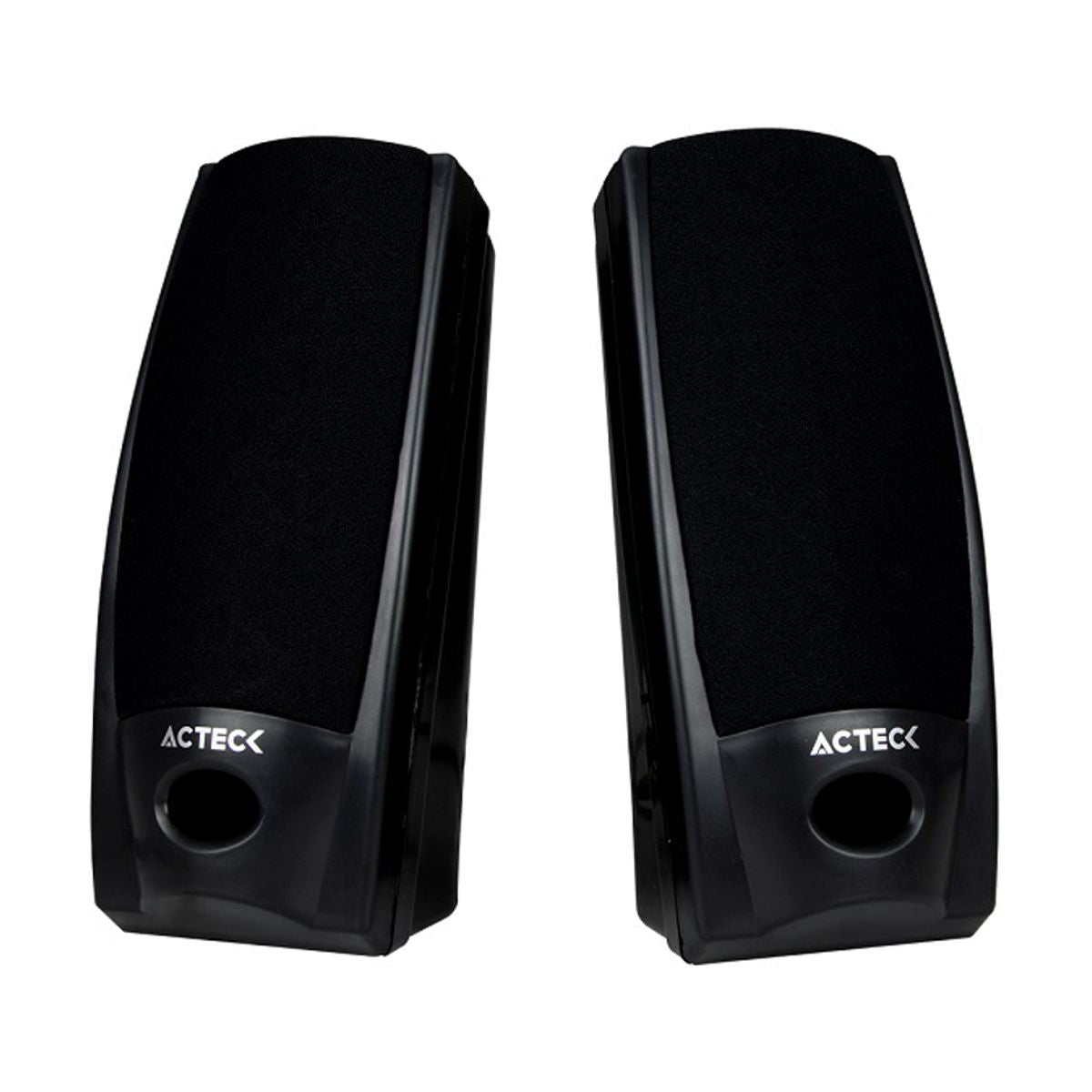 Bocinas Estereo 2.0 ACTECK Auxiliar 3.5 MM 1.2 M Negro AX-2500 -