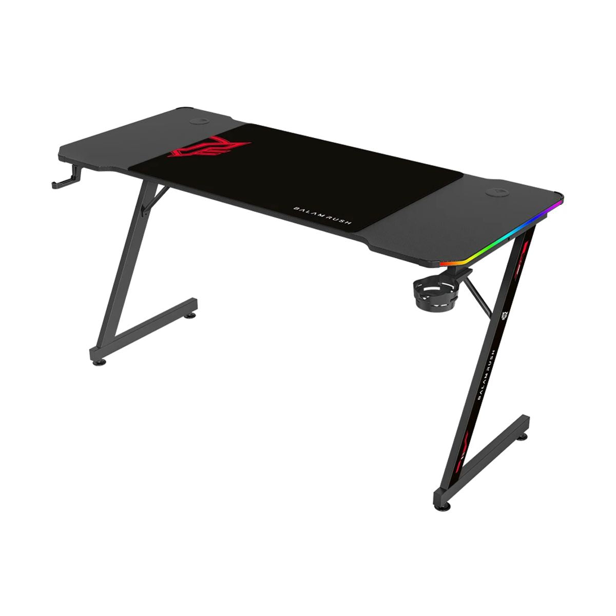 Escritorio Gamer Ergonomico Olympus Spot Glow MRX6000 Balam Rush Legend Series Escritorio Gamer Ergonomico 140 x 60cm - Iluminacion RGB