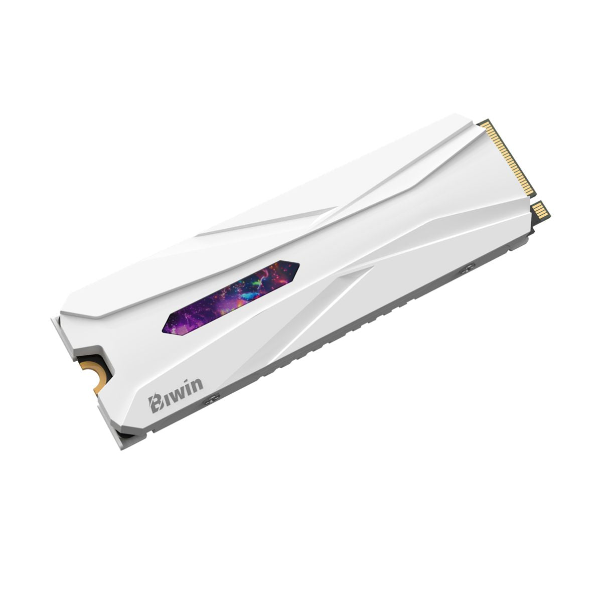 UNIDAD SSD M.2 BIWIN 1TB + 1GB DRAM (BX570DH01TB-RGX) X570 PRO, PCIE 5.0, DISIPADOR BLANCO NVME, 2280 HASTA 14000/10500 MB/S