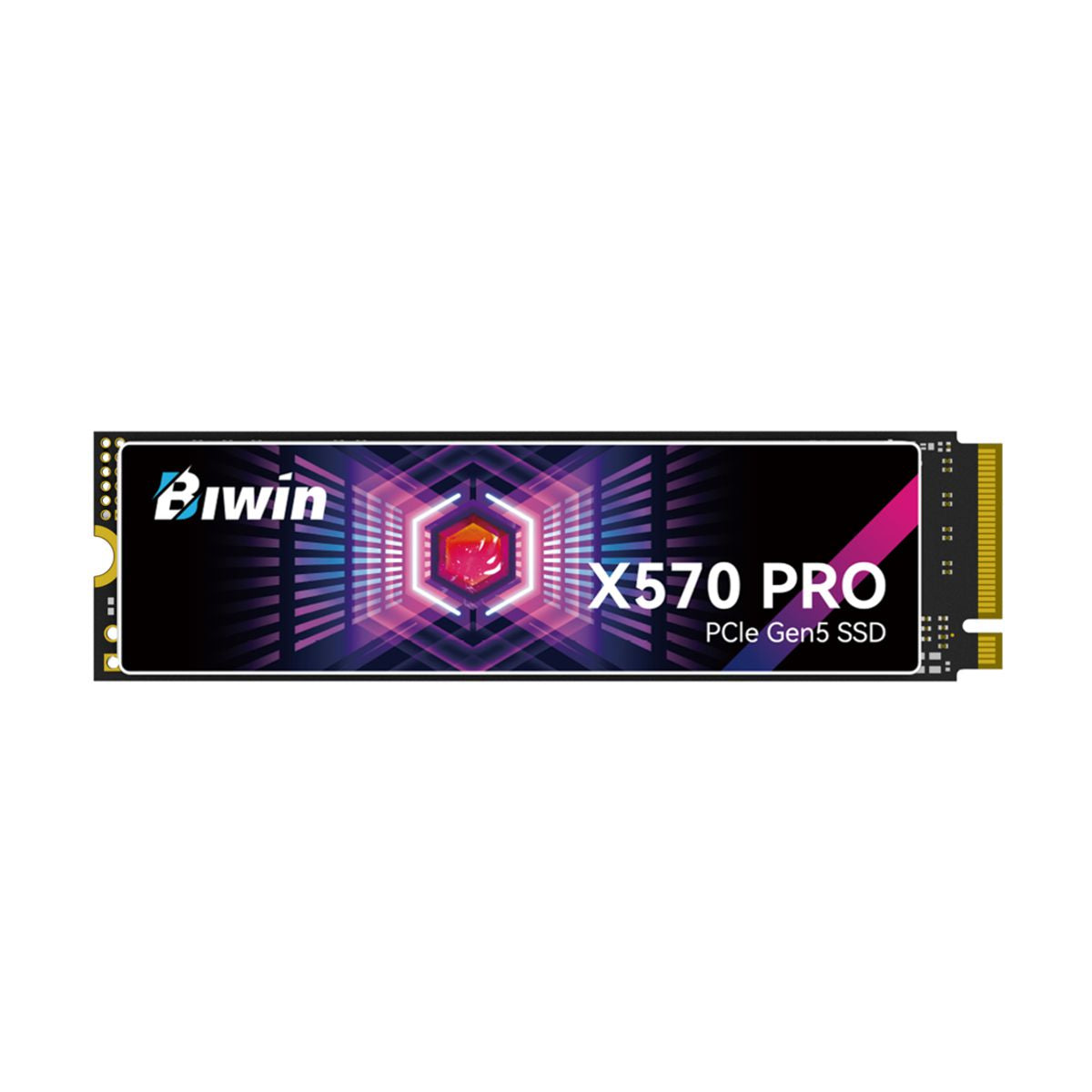 UNIDAD SSD M.2 BIWIN 1TB + 1GB DRAM (BX570DN01TB-RGX) X570 PRO, PCIE 5.0, NVME, 2280 HASTA 14000/10500 MB/S