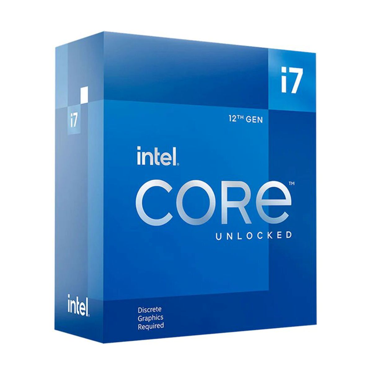 Procesador Intel Core i7-12700KF 2.70GHz - 12 nucleos Socket 1700, 25 MB Cache, Alder Lake. (REQUIERE TARJETA DE VIDEO Y VENTILADOR. SOLO CHIPSET 600)