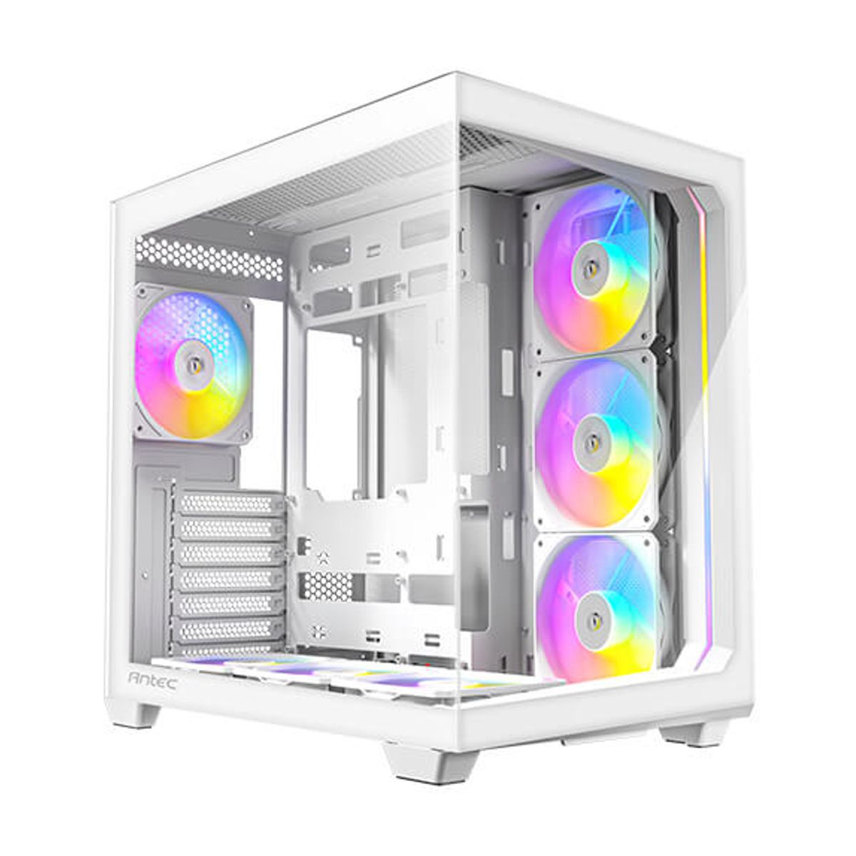 GABINETE ANTEC (C5 ARGB WHITE) CONSTELLATION C5 ATX,CRISTAL,S/FUENTE,7*FAN,1*USB-C,2*USB 3.0,BLANCO