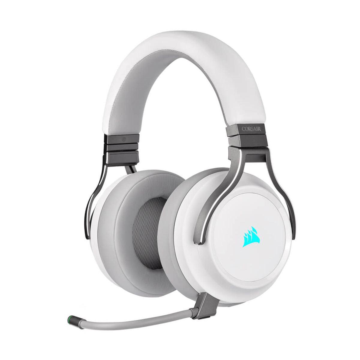 AUDIFONOS CORSAIR (CA-9011186-NA) VIRTUOSO WIRELESS SE RGB WHITE 7.1CH USB C/MIC COMP. PC