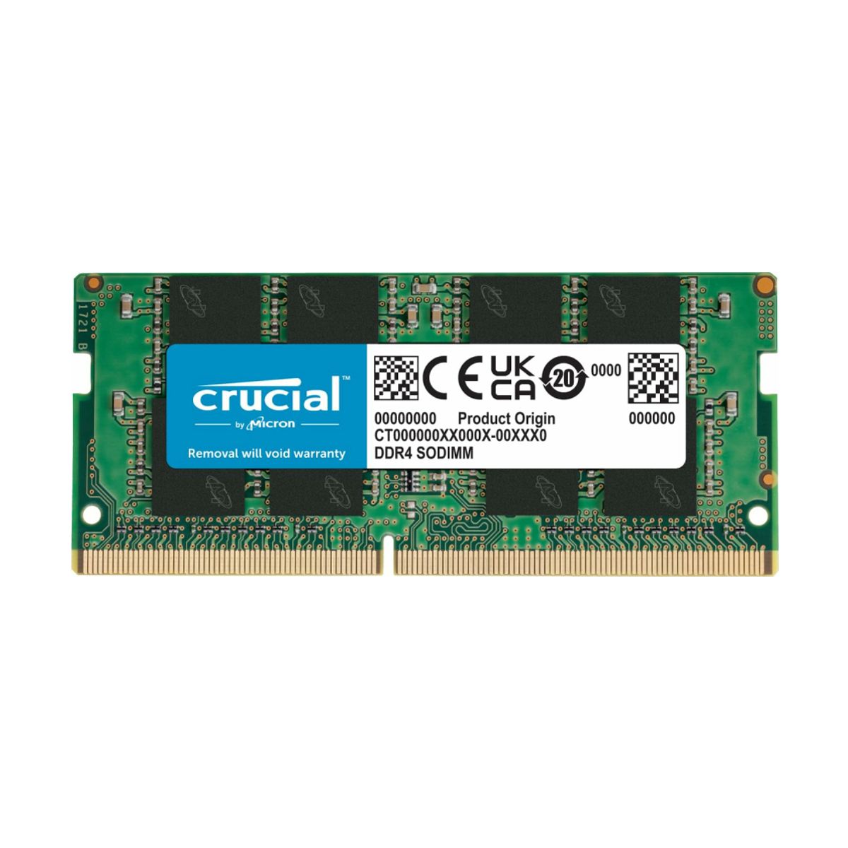 MEMORIA SODIMM DDR4 CRUCIAL BASICS (CB8GS3200) 8GB 3200MHZ, CL22