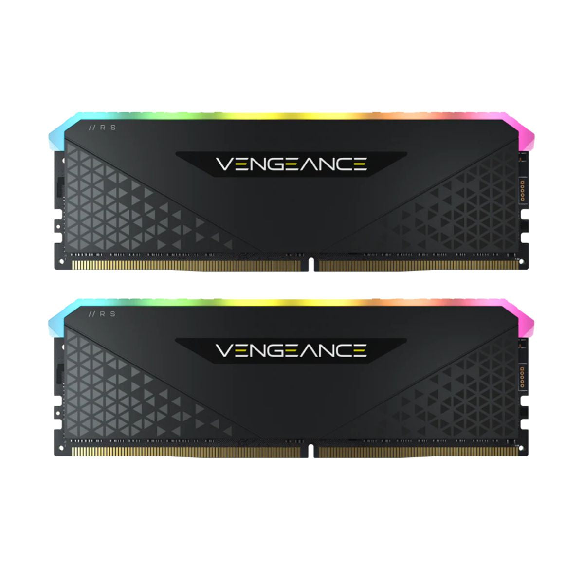 MEMORIA DIMM DDR4 CORSAIR (CMG16GX4M2E3200C16) 16GB 3200MHZ (2X8GB) VENGEANCE RGB RS NEGRO CL16
