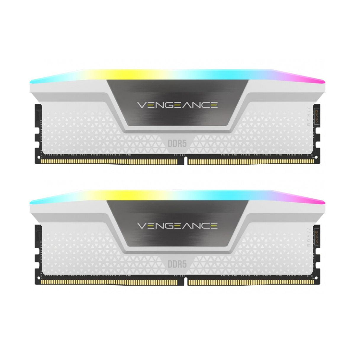 MEMORIA DIMM DDR5 CORSAIR (CMH64GX5M2B6000C30W) 64GB 6000MHZ (2X32GB) VENGEANCE RGB,BLANCO CL30-76