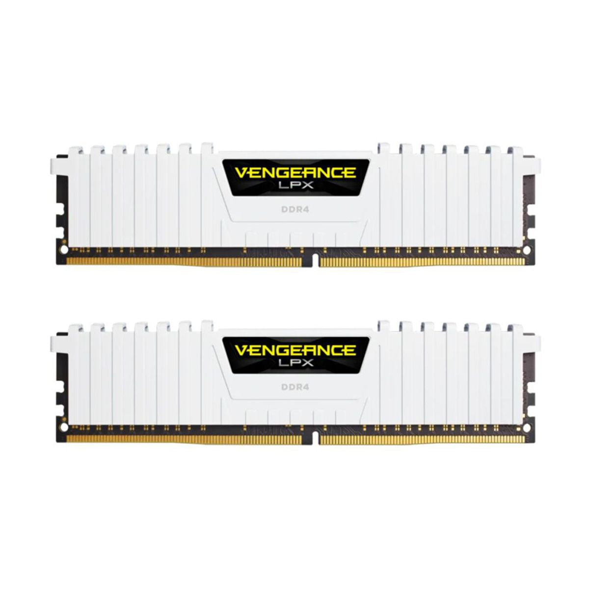 MEMORIA DIMM DDR4 CORSAIR (CMK16GX4M2E3200C16W) 16GB 3200MHZ (2X8GB) VENGEANCE LPX BLANCO CL16