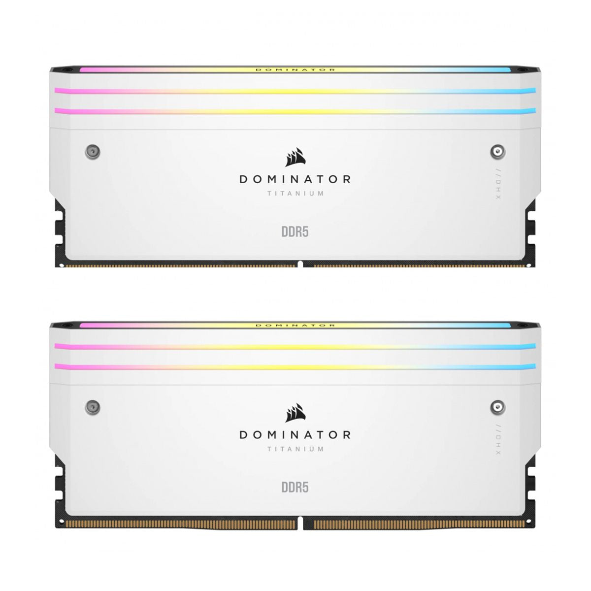 MEMORIA DIMM DDR5 CORSAIR (CMP32GX5M2B6000C30W) 32GB (2X16GB) 6000MHZ DOMINATOR TITANIUM BLANCO CL30