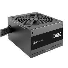 FUENTE DE PODER CORSAIR (CP-9020278-NA) CX650,650W,80 PLUS BRONZE,3 SATA,2 PCIE,VENT 120MM,NEGRO