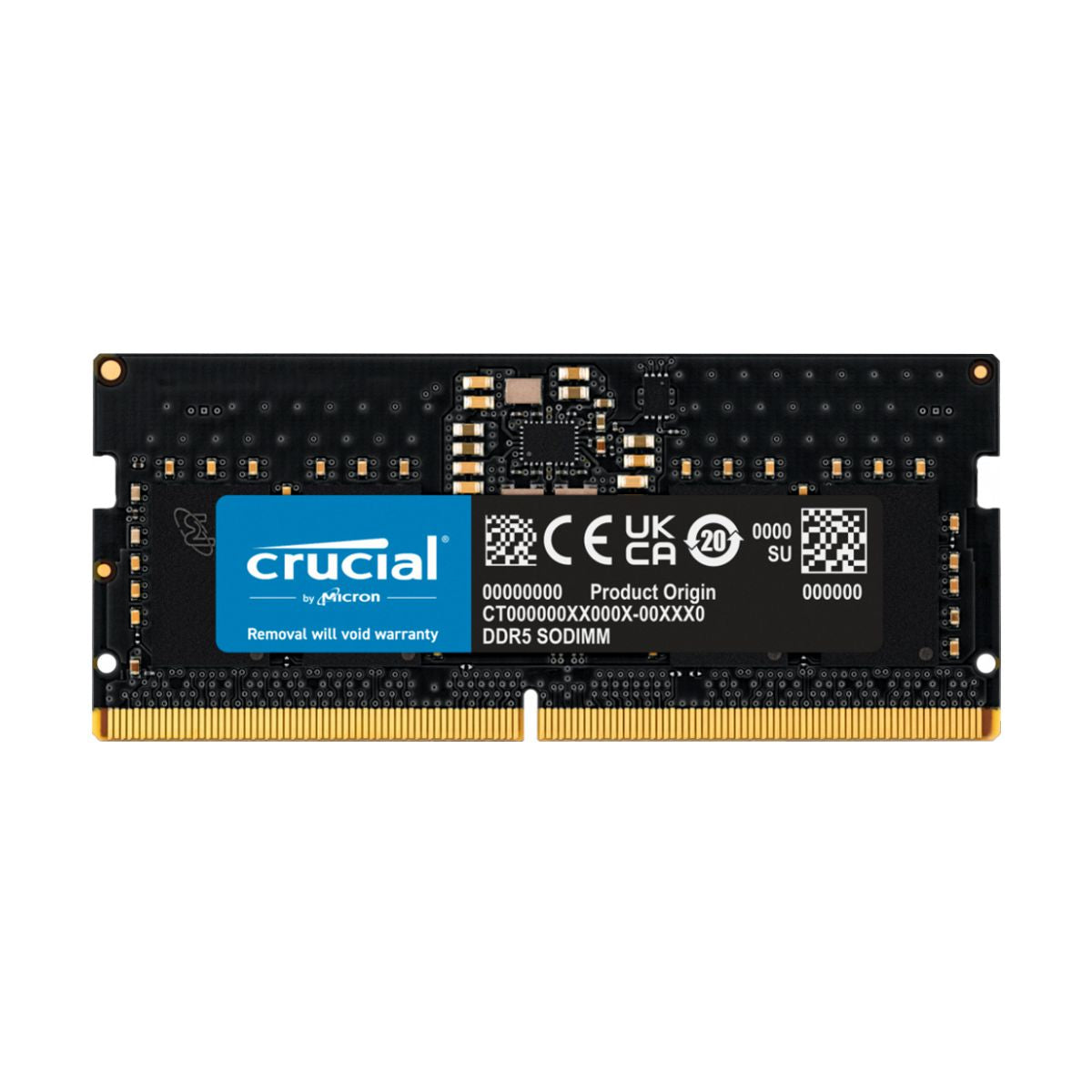 MEMORIA SODIMM DDR5 CRUCIAL (CT8G48C40S5) 8GB 4800MHZ, CL40