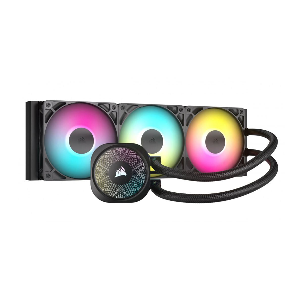 VENTILADOR P/CPU CORSAIR (CW-9060093-WW) NAUTILUS 360 RSARGB,3*FAN,ENFRIAMIENTO LIQUIDO
