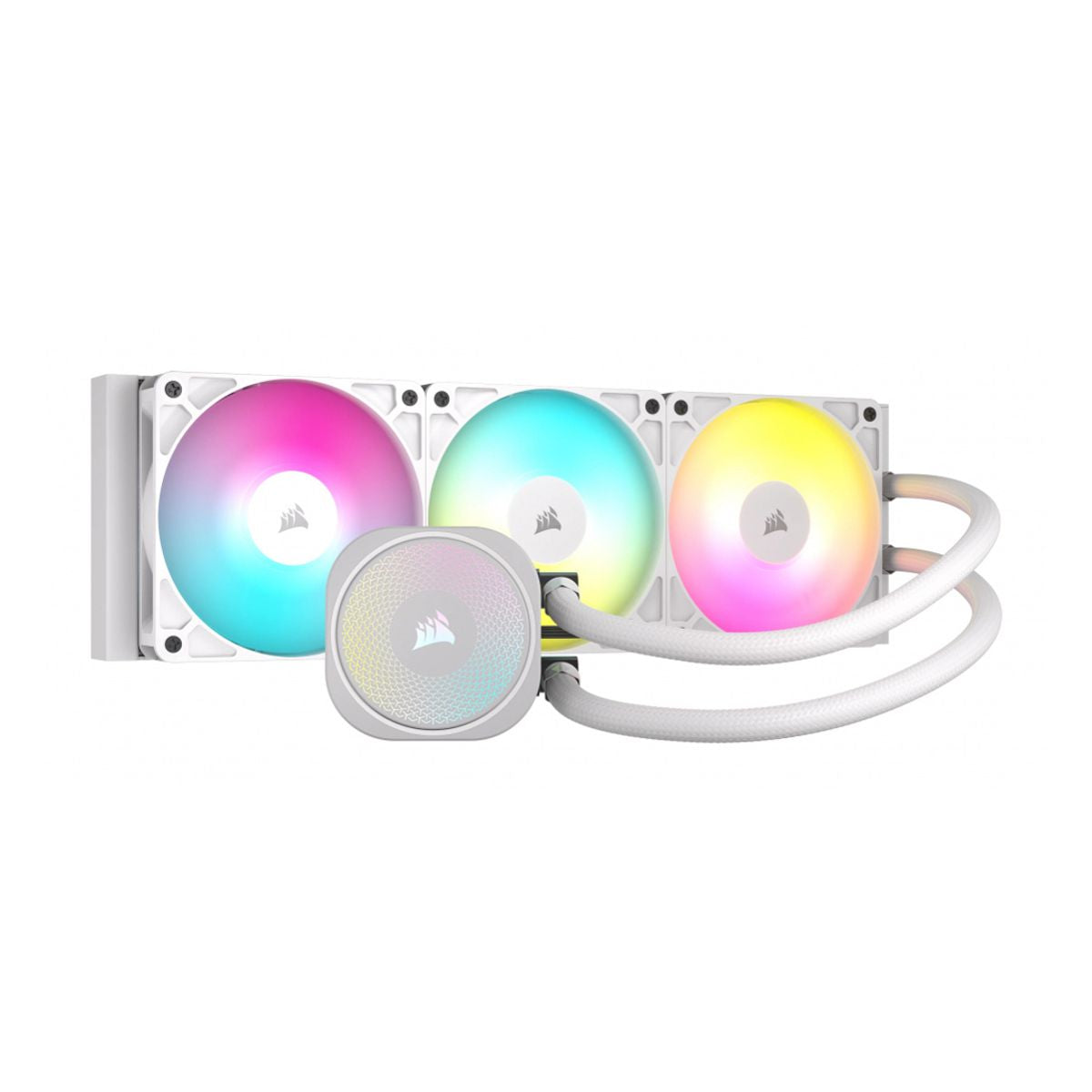 VENTILADOR P/CPU CORSAIR (CW-9060095-WW) NAUTILUS 360 RS ARGB BLANCO,3*FAN,ENFRIAMIENTO LIQUIDO