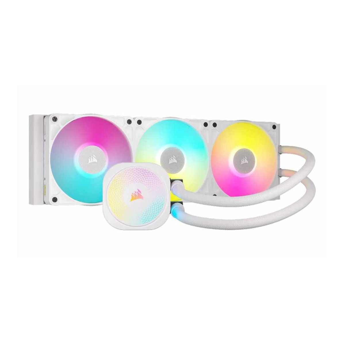 VENTILADOR P/CPU CORSAIR (CW-9061021-WW) ICUE LINK TITAN RX RGB,360MM,ENFRIAMIENTO LIQUIDO,BLANCO