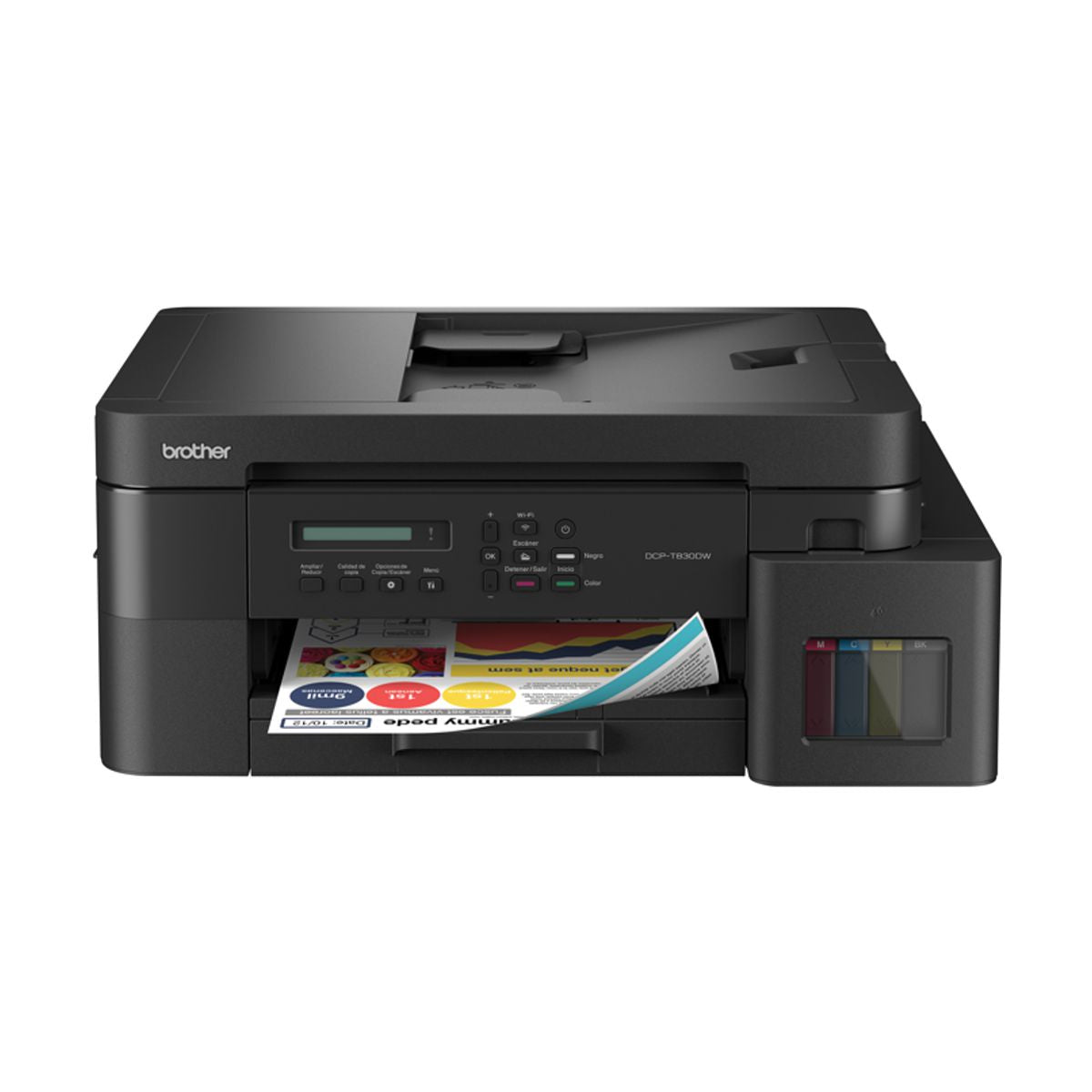 Multifuncional Brother DCP-T830DW, Inyección de Tinta, Color InkBenefit Tank, Inalámbrica e Impresión Dúplex