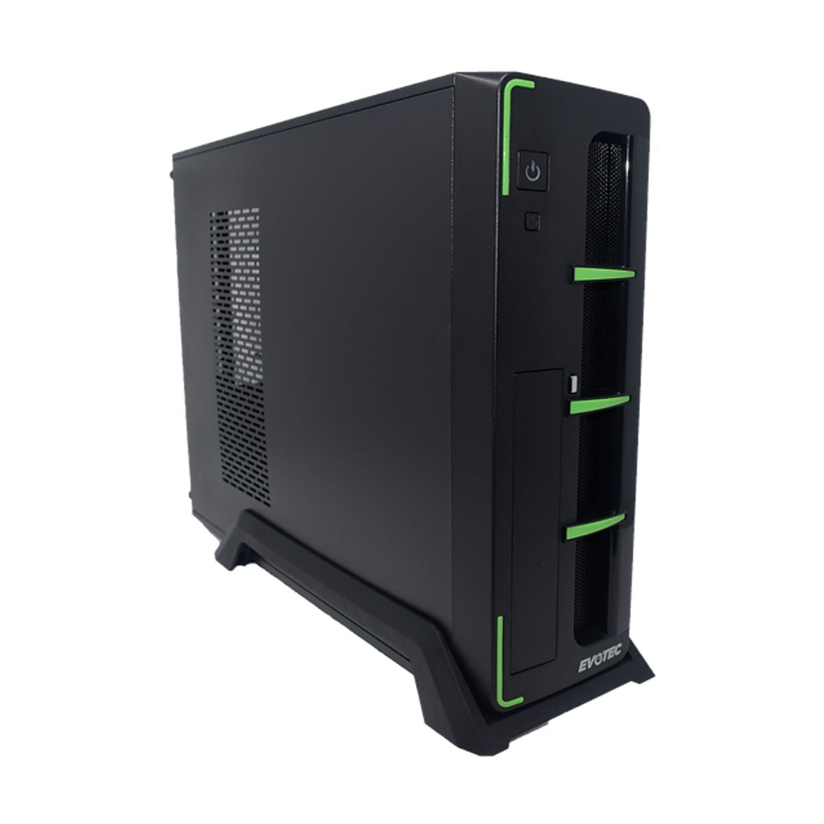 GABINETE EVOTEC SLIM ARUBA VERDE FUENTE 600W -