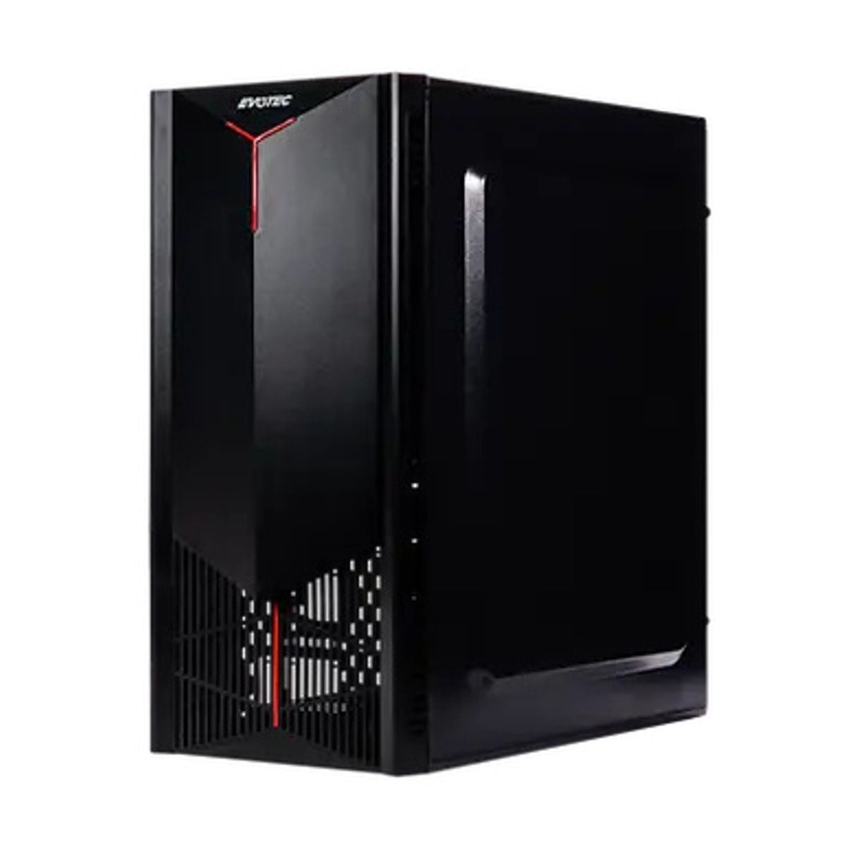 GABINETE EVOTEC (EV-1025) KYOTO, MICRO ATX, FUENTE 500W, 2*USB 3.0,NEGRO
