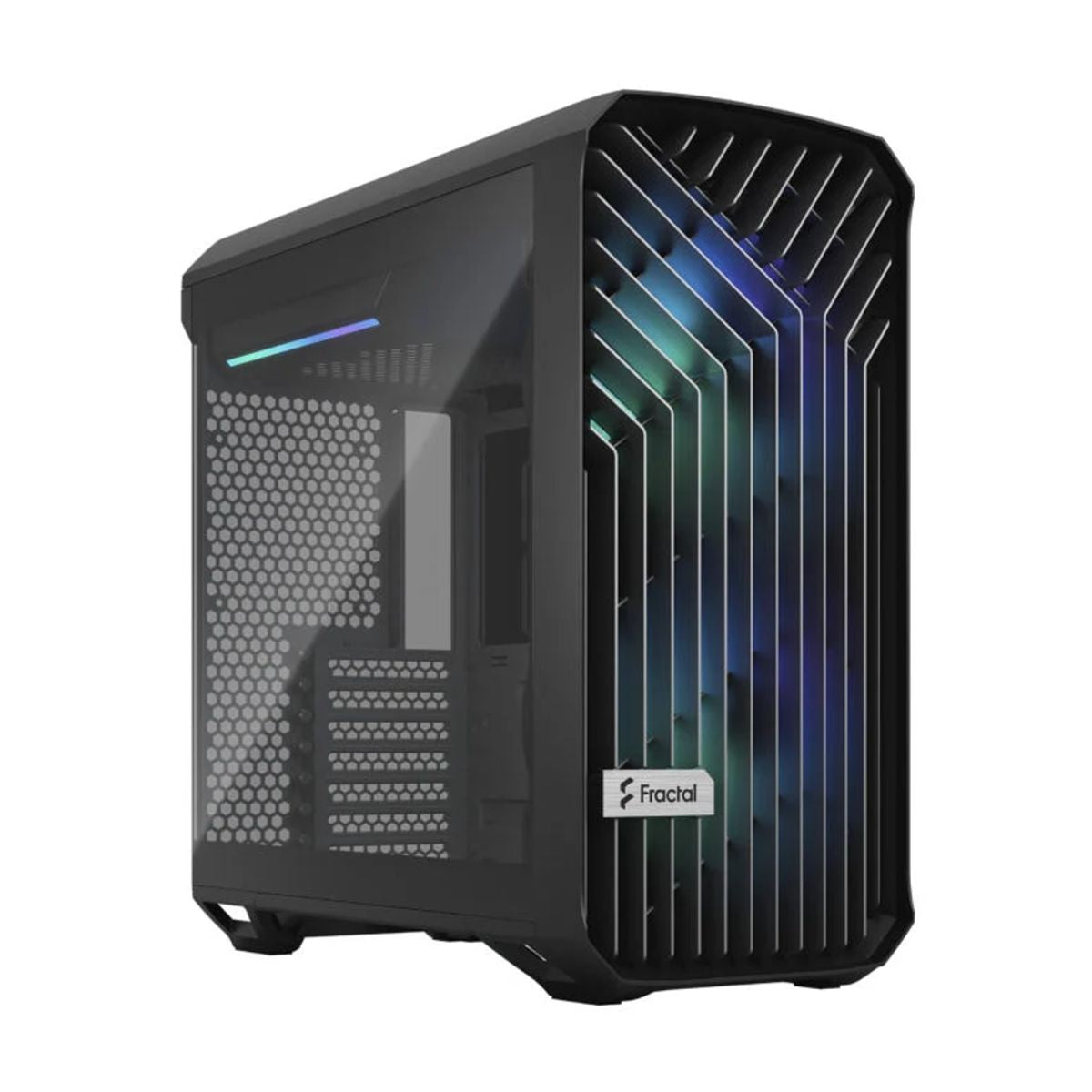 GABINETE FRACTAL DESIGN TORRENT COMPACT NEGRO TG LIGHT TINT RGB, ATX