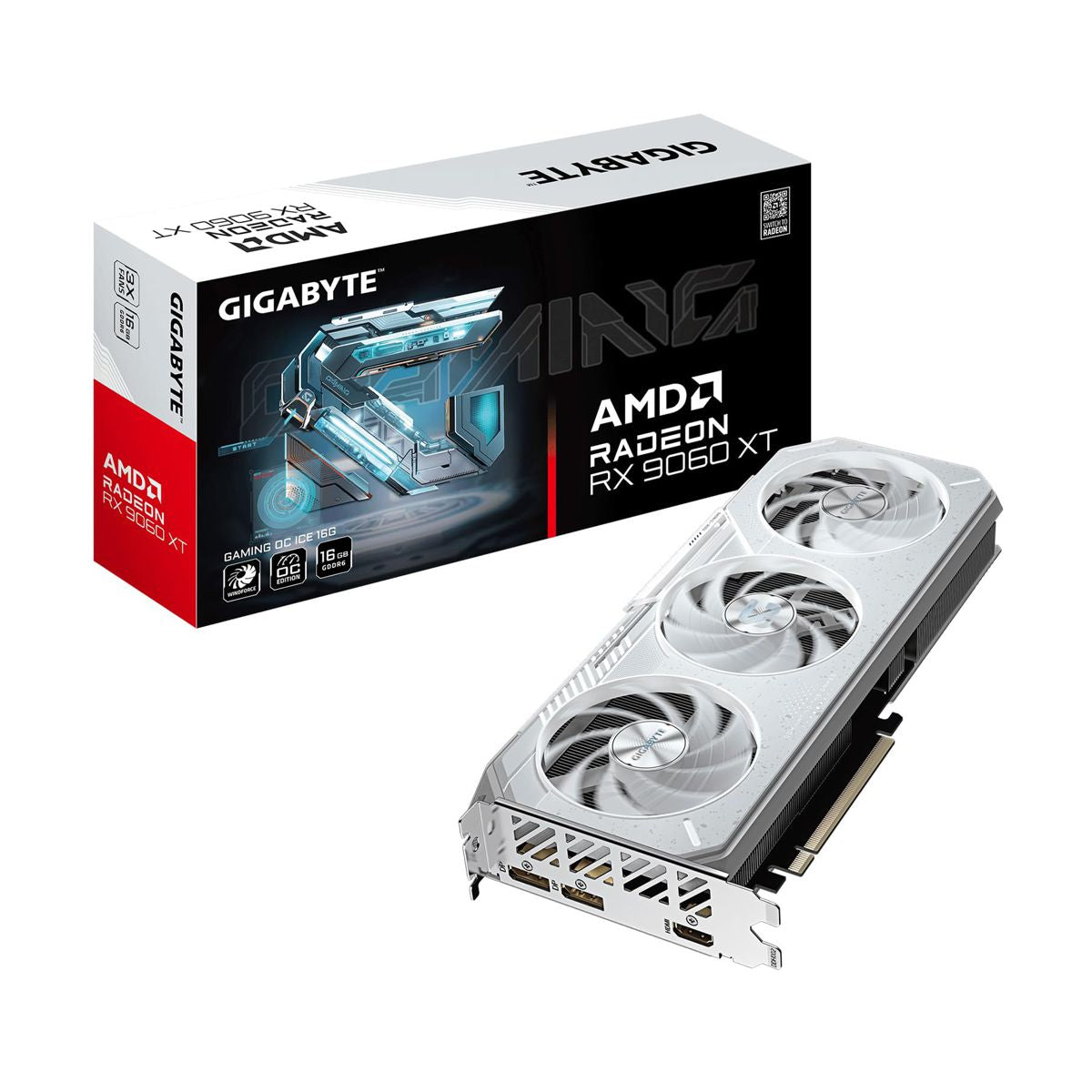 TARJETA DE VIDEO GIGABYTE ATX GV-R906XTGAMING OC ICE-16GD - 16GB, 128 BITS, GDDR6, PCI-E 5.0
