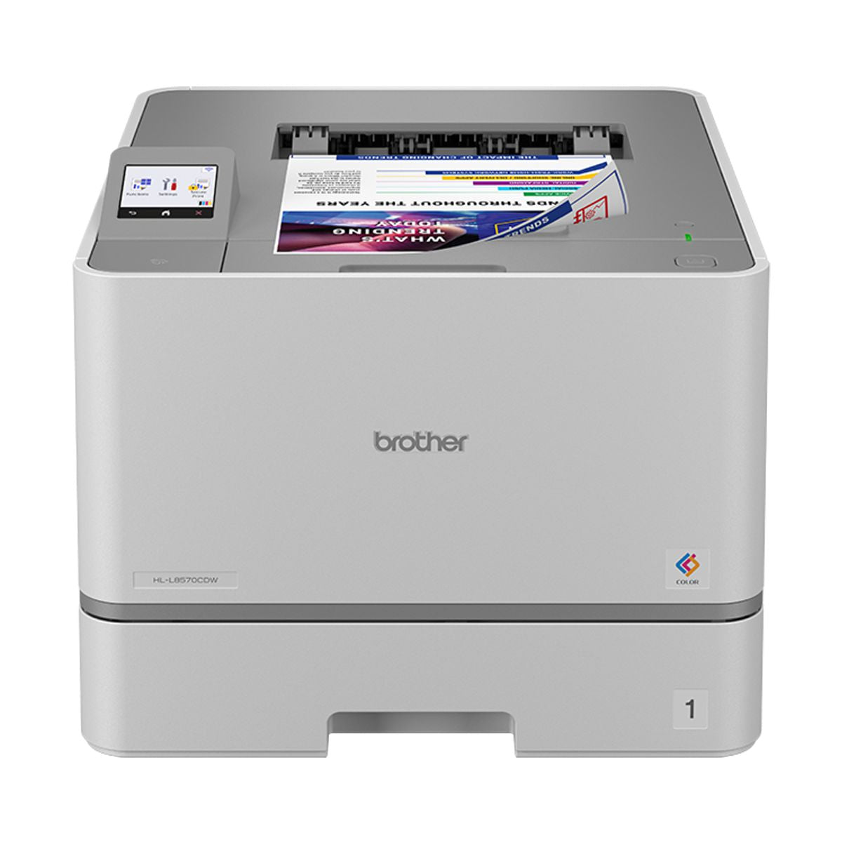 Impresora Laser Color Brother Valor HLL8570CDW - 33 ppm, Duplex, Gigabit Ethernet, Wifi 2.4/5GHz, Toners de hasta 10, 000 pags