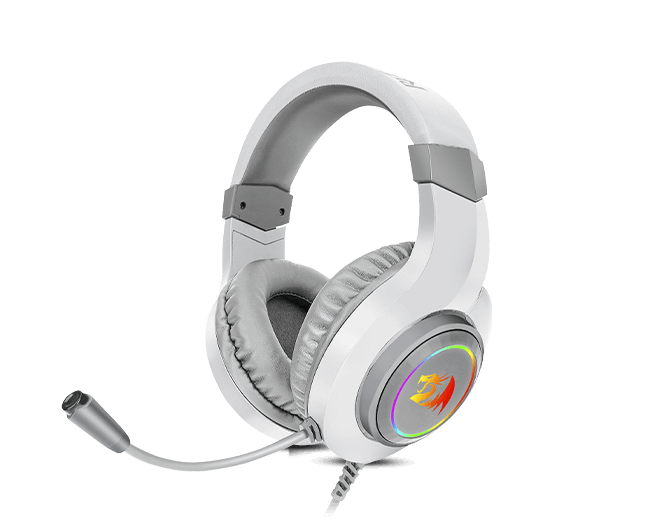 Headset Gamer Redragon Hylas White H260-RGB-W