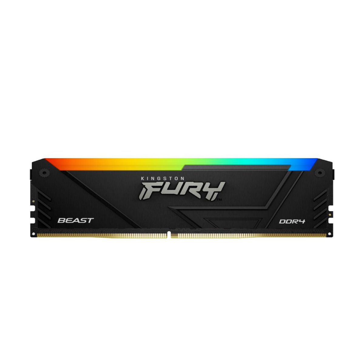 MEMORIA DIMM DDR4 KINGSTON (KF436C18BB2A/16) 16GB FURY BEAST RGB, 3600MHZ, 16GB, NON-ECC, CL18, XMP