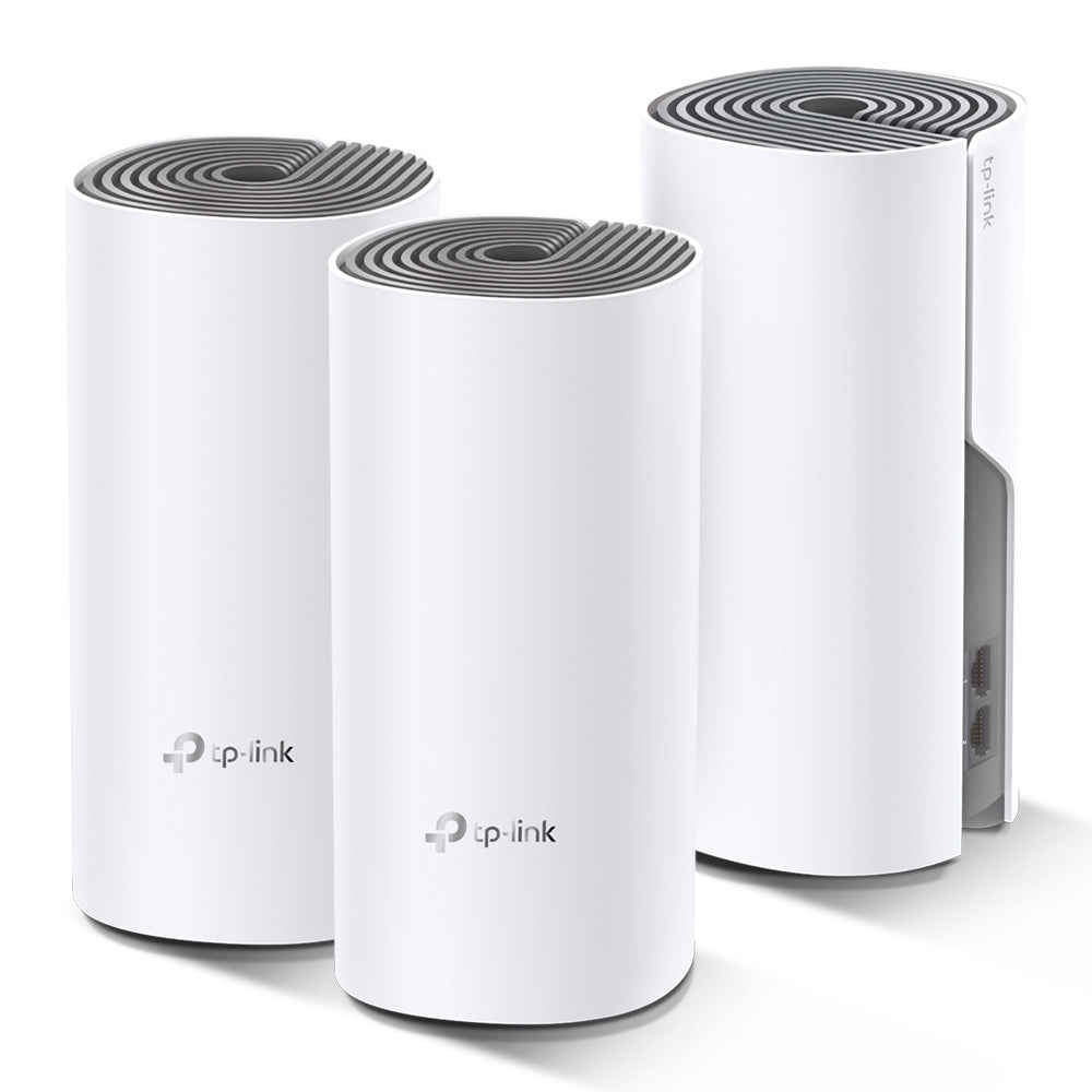 Kit Sistema MESH TP-LINK Deco E4(3-Pack) - 2, 4 GHz, 2, 2, 867 Mbit/s, Blanco