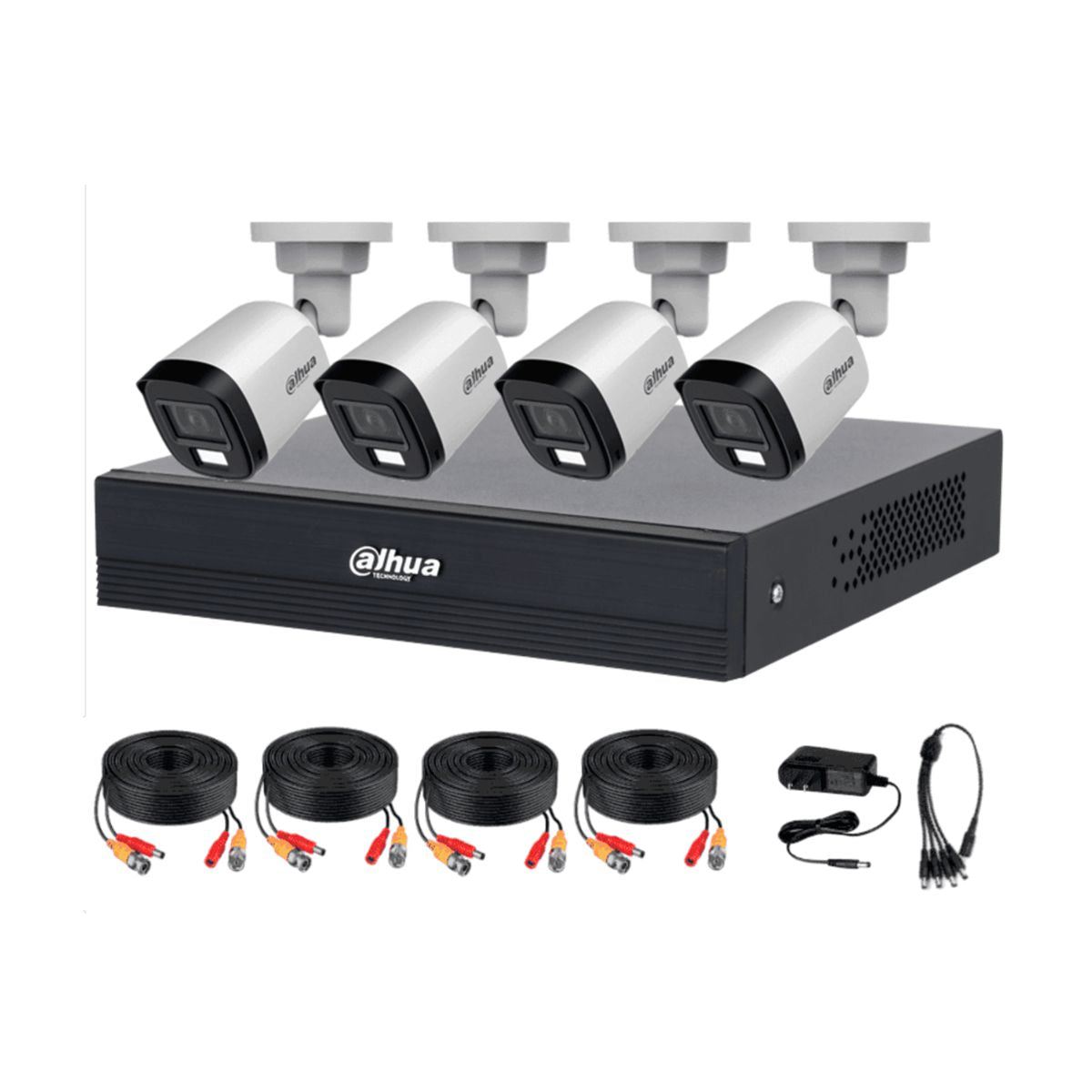 Kit de Videovigilancia DAHUA 4 canales KIT DE 4 CH 2MP KITXVR1B04-I/T/4-B1A21N -