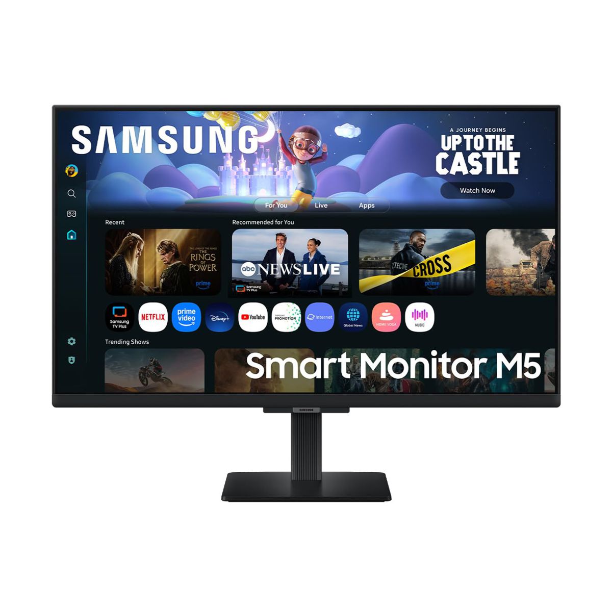 Monitor Samsung SMART - M5, 27 pulgadas, M50F, FHD, Plano, 60Hz, 5ms, LS27FM500ELXZX