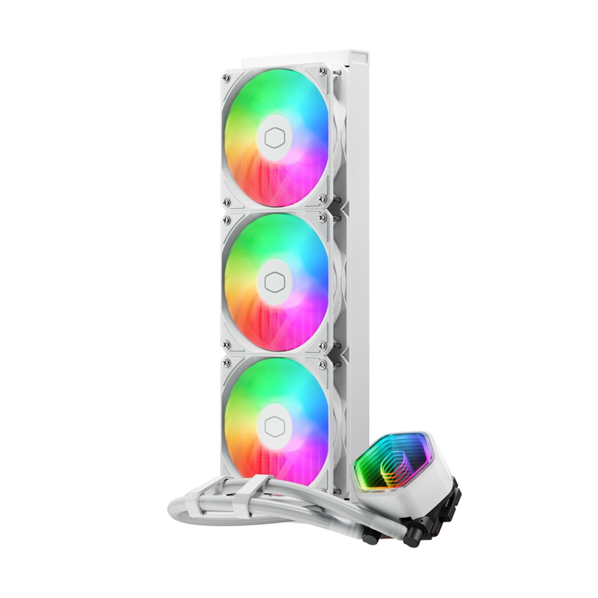 VENTILADOR P/CPU COOLER MASTER (MLX-D36M-A18PA-RW) MASTERLIQUID CORE NEX 360MM,ARGB,1851/AM5,BLANCO