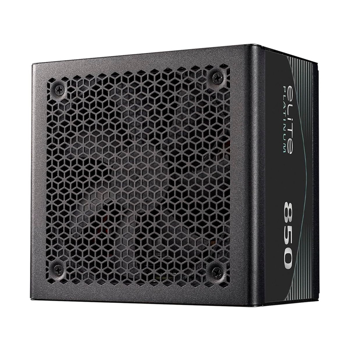 FUENTE DE PODER COOLER MASTER (MPE-85F1-AFP-C3B0CUS) ELITE PLATINUM 850,FULL MODULAR,W/US CORD,NEGRO