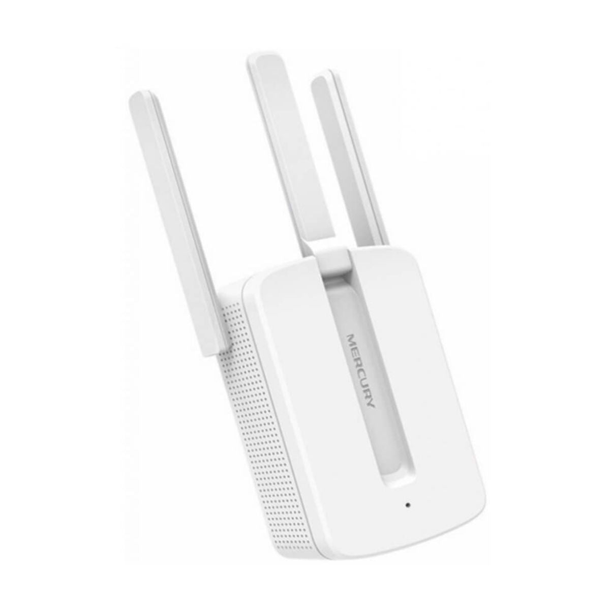 EXTENSOR WIFI DE 300MBPS MERCUSYS MW300RE CON TRES ANTENAS DE ALTO ALCANCE PARA MAYORES CONEXIONES -