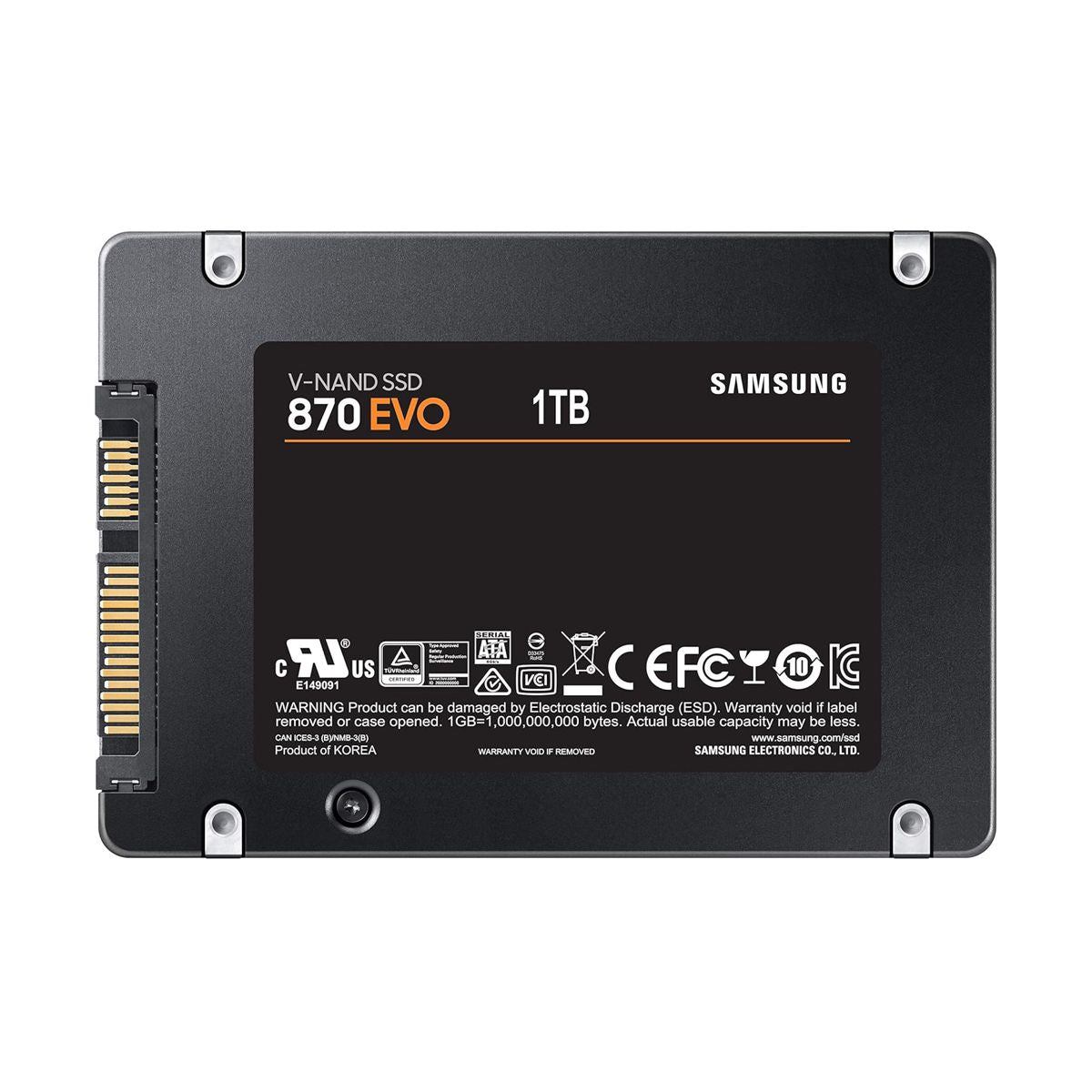 SSD SAMSUNG 870 EVO 1TB SATA III 2.5"