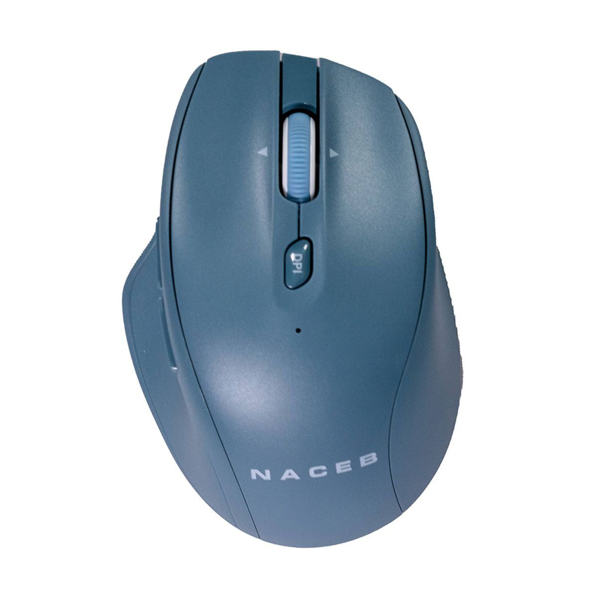 MOUSE INALAMBRICO NACEB (NA-0139A) DUAL MODE, USB 2.4, BLUETOOTH, 1600DPI, 5*BOTONES+RUEDA, AZUL