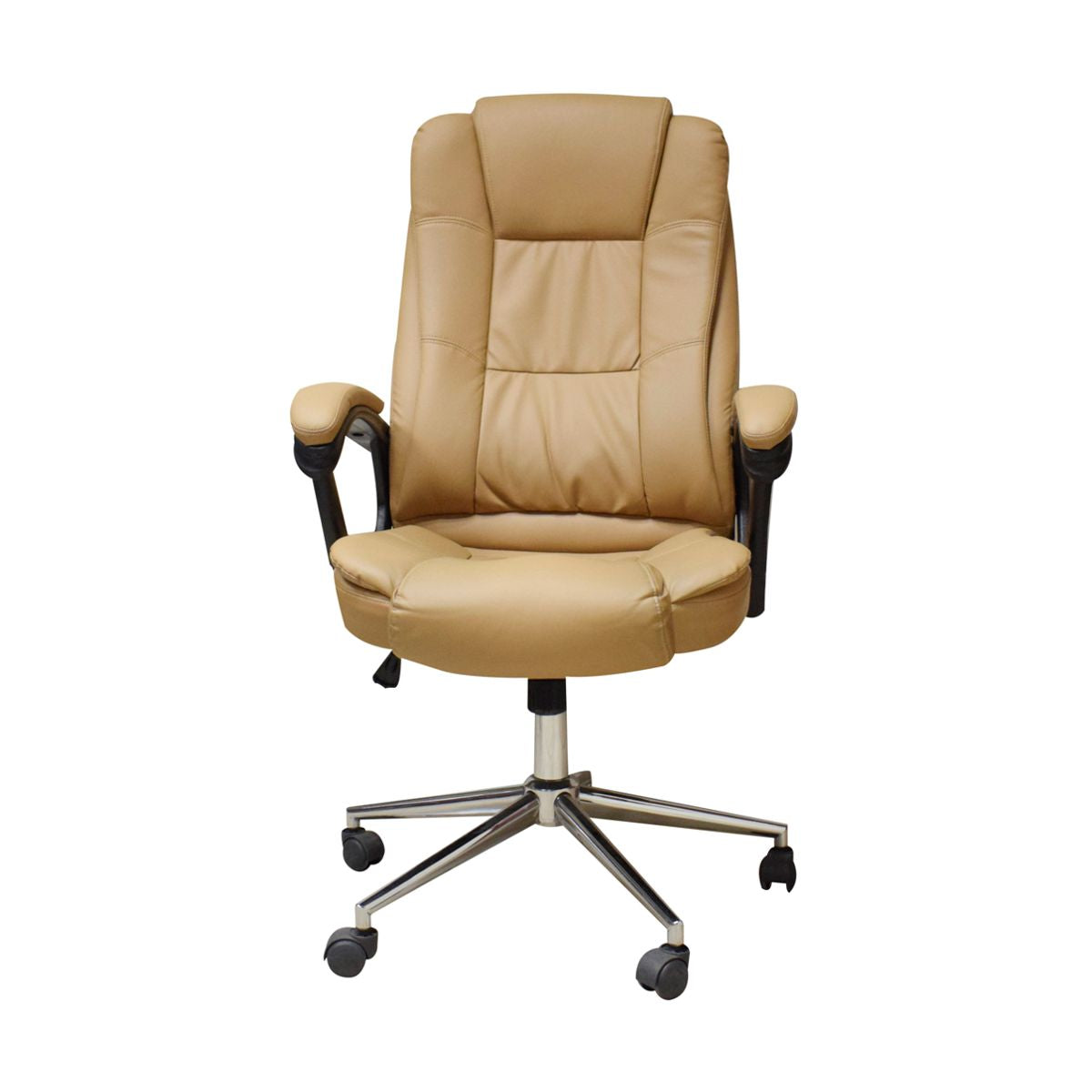 Silla Ejecutiva Naceb Technology Cafe NA-0930C - Ejecutiva, Asiento acolchado, Cafe, Vinipiel