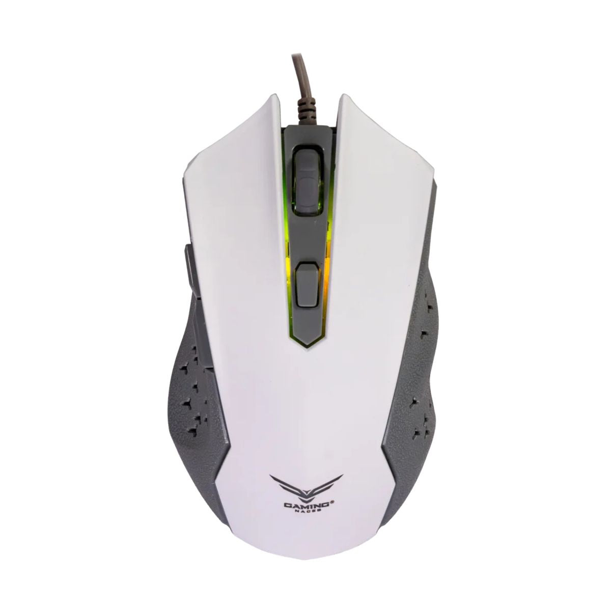 Mouse Naceb gaming NA-2703 Nefiri Legacy alambrico USB para videojuegos y oficina. DPI ajustable de 1200 a 3600 - 6 botones programables, Sensor Optico