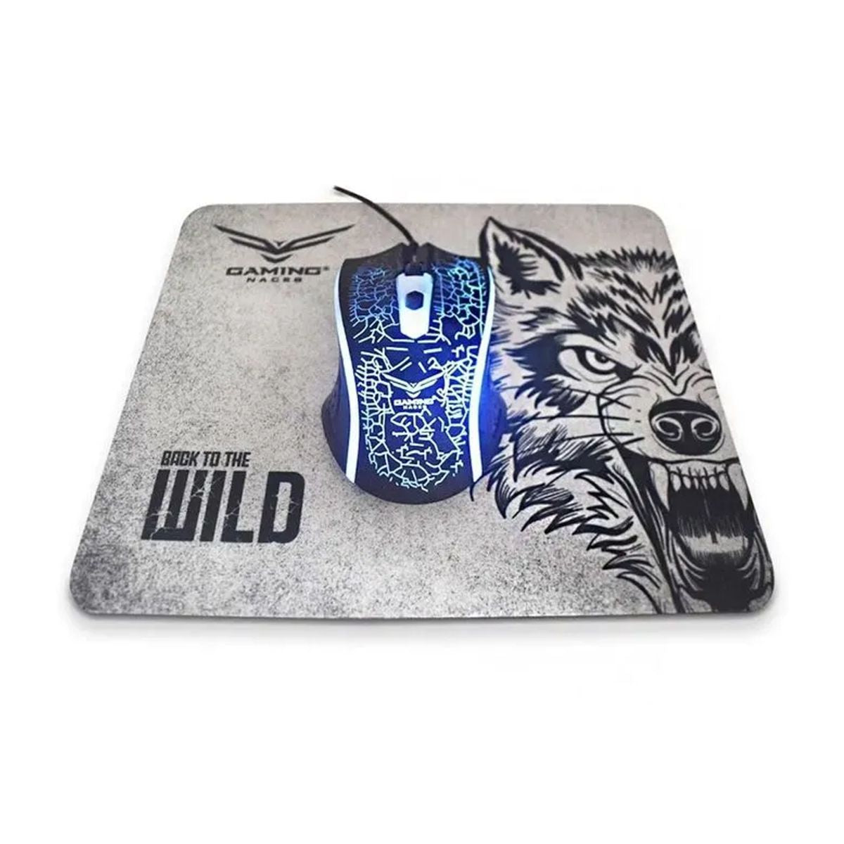 KIT 2 EN 1 NACEB (NA-632) MOUSE,MOUSE PAD,1200 DPI,USB,250*220,GRIS