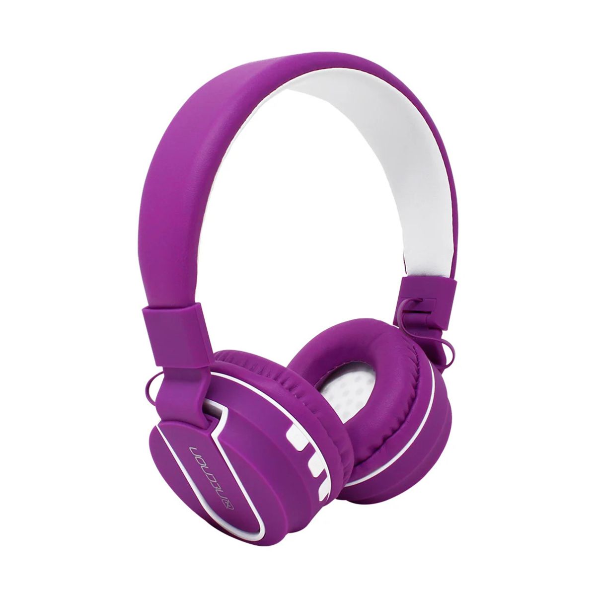 AUDIFONOS ON-EAR BLUETOOTH NBH-05 MEGA BASS RADIO FM MICRO SD 3.5MML MANOS LIBRES RUBBERIZED MORADO -